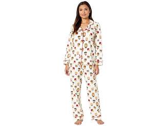 BedHead Long Sleeve Classic Notch Collar Pajama Set