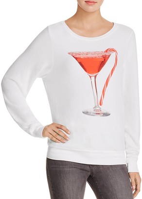 Wildfox Couture Candy Cane Martini Sweatshirt - 100% Exclusive
