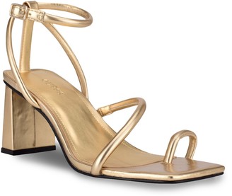 guess rose gold sandals