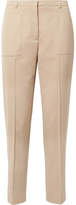 Thumbnail for your product : Akris Colin Cotton-blend Straight-leg Pants - Beige