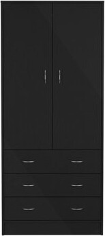 Latitude Run Armoire Ramey, Bedroom, White