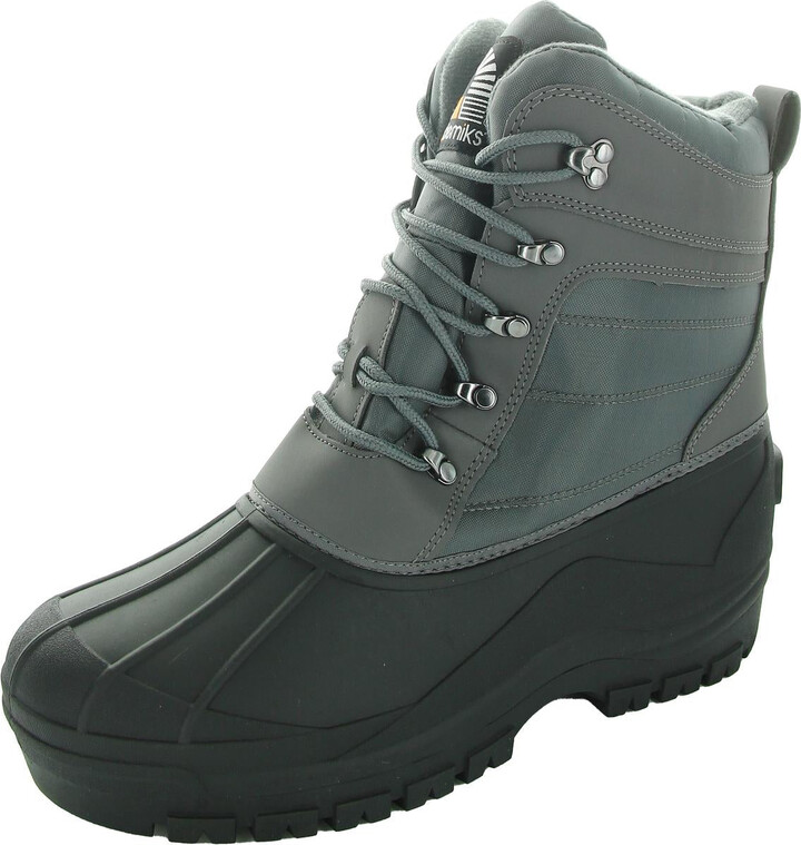Akademiks Snow 01 Mens Lace-Up Waterproof Ankle Boots
