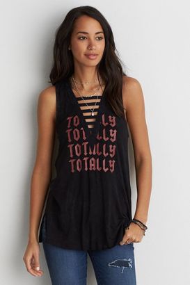 American Eagle Outfitters AE Ladder Neck Tank