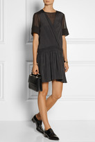 Thumbnail for your product : Vanessa Bruno Beata crepe de chine and georgette dress