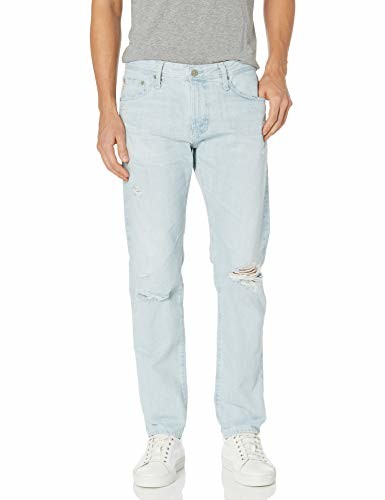 slim straight cropped jeans mens