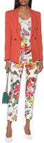 Thumbnail for your product : Dolce & Gabbana Stretch silk-blend floral camisole