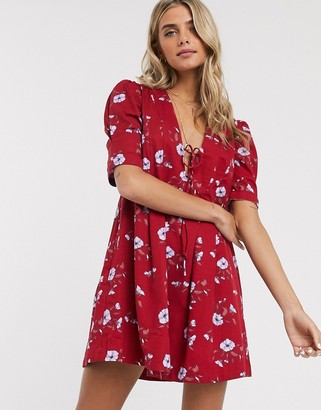 Free People Adelle printed tunic dress
