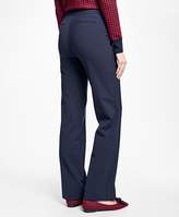 Thumbnail for your product : Brooks Brothers Wide-Leg Wool-Blend Pants