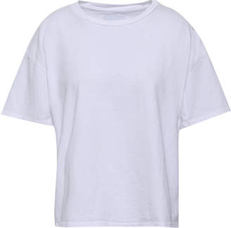 Current/Elliott Cutout Cotton-jersey T-shirt