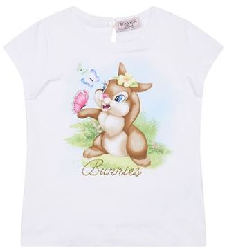 MonnaLisa Embellished Thumper Bunnies T-Shirt