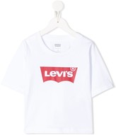 Thumbnail for your product : Levi's logo-print crew neck T-shirt