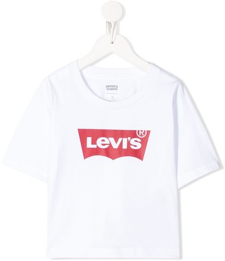 Levi's logo-print crew neck T-shirt