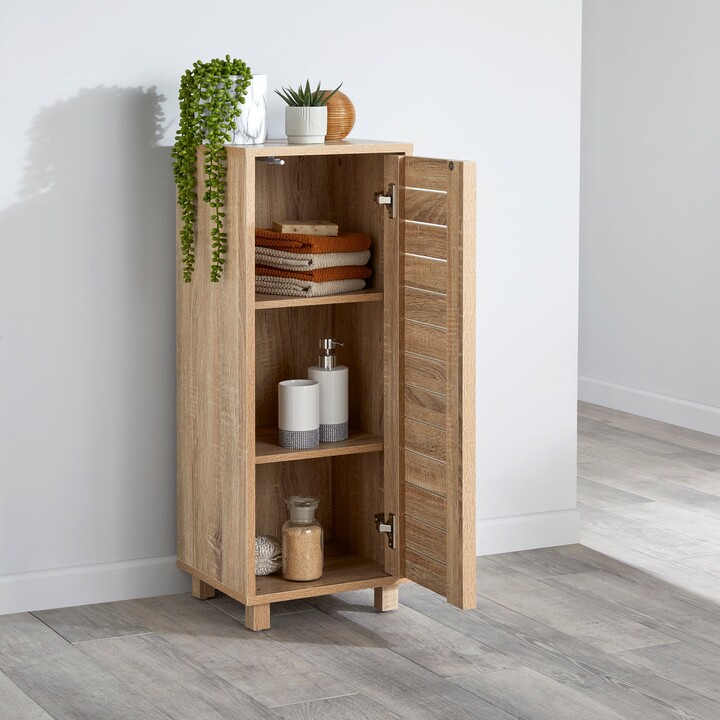 Dunelm Natural Maia Oak Effect Small Storage Brown ShopStyle