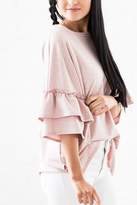 Thumbnail for your product : Everyday ShopRachel Parcell Pink Blossom Ruffle Top
