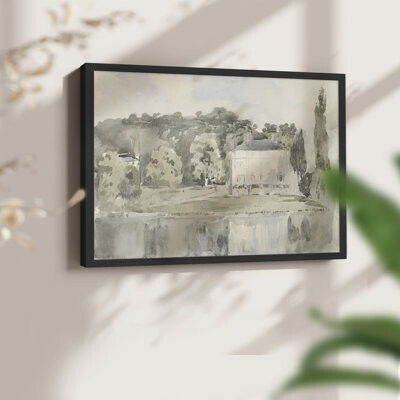 Alcott Hill Vintage Landscapes-CCCXVI -Framed Print - Restickable