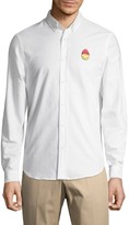 Thumbnail for your product : Ami Paris Smiley Long-Sleeve Oxford Shirt