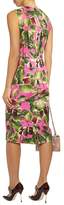 Thumbnail for your product : Dolce & Gabbana Fig Print Sheath Dress