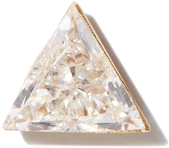 Gold Triangle Stud Earrings | Shop the world's largest collection 