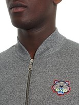 Thumbnail for your product : Kenzo Tiger-patch zip-up sweatshirt