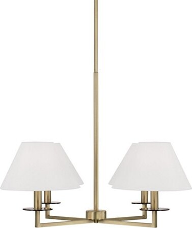 Capital Lighting Gilda Chandelier in White Size: 4 light