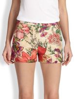 Thumbnail for your product : RED Valentino Macro Floral-Print Shorts