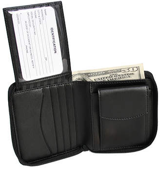 Royce Leather Zip Around Wallet 120-6