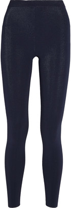Alexander Wang T by Ribbed stretch-knit leggings