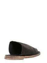 Thumbnail for your product : Officine Creative Washed Leather Slip On Sandals