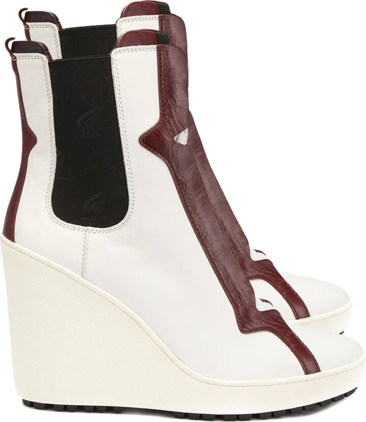 Tod's Wedge Panelled Boots