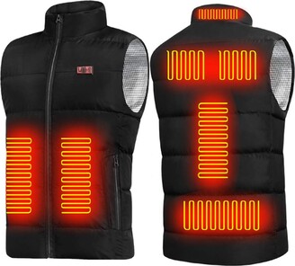 Tongyundacheng Heated Vest for Men Electric Heated Jacket USB Rechargeable  Heated Vest Washable Lightweight Winter Warm Vest for Winter Outdoor Skiing  Hiking Camping Hunting Fishing (4XL - ShopStyle