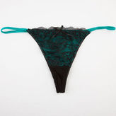 Thumbnail for your product : 2 Tone Lace Overlay Thong