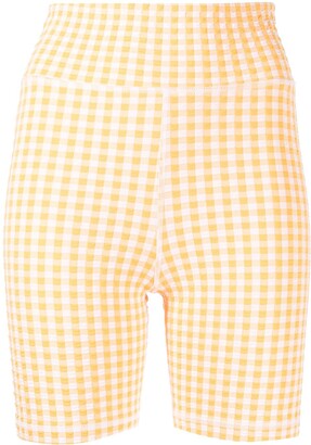 The Upside Gingham Spin Shorts