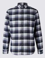 Thumbnail for your product : Marks and Spencer Brushed Cotton Checked Shirt