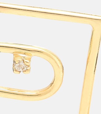 ALIITA Casita 9kt gold cord bracelet with diamond