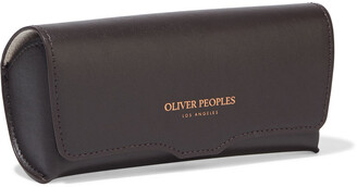 Oliver Peoples Franca oversized square-frame acetate sunglasses