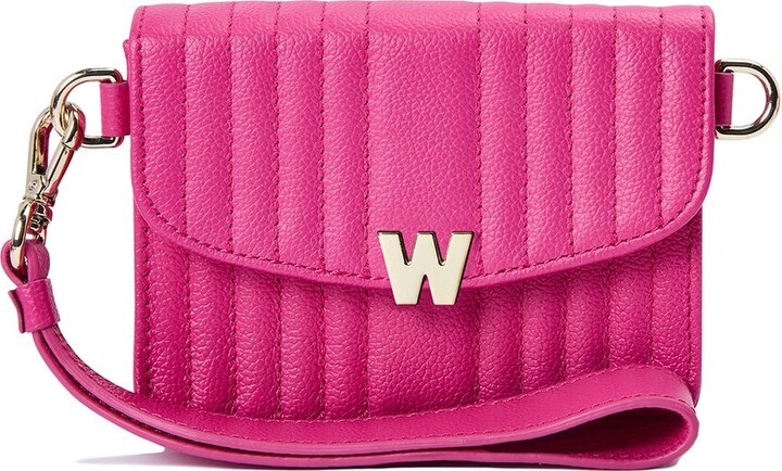 Wolf 1834 Mimi Mini Bag With Wristlet In Pink