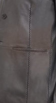 Thumbnail for your product : John Varvatos Cross-stitch Detailed Lambskin Jacket