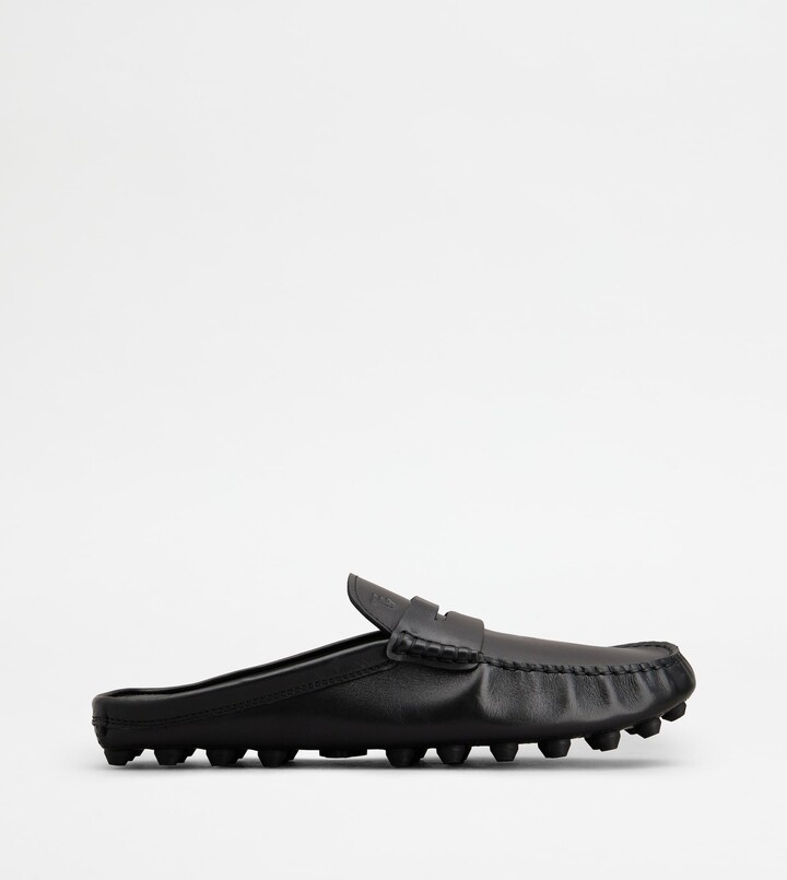 Tod's Gommino Bubble Mules in Leather