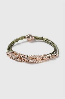 Wallis Khaki Magnetic Bead Bracelet