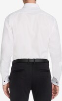 Thumbnail for your product : Michelsons of London Men's Classic/Regular Fit Solid French Cuff Tuxedo Shirt