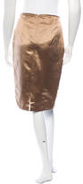 Thumbnail for your product : Blumarine Silk Knee-Length Skirt
