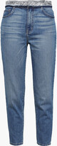 Thumbnail for your product : IRO Cropped Sequin-embellished High-rise Slim-leg Jeans