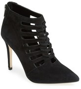 Thumbnail for your product : Ivanka Trump 'Sweet' Caged Suede Bootie (Women)