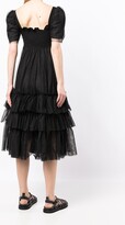 Thumbnail for your product : Viktor & Rolf Ruched Tiered Midi Dress