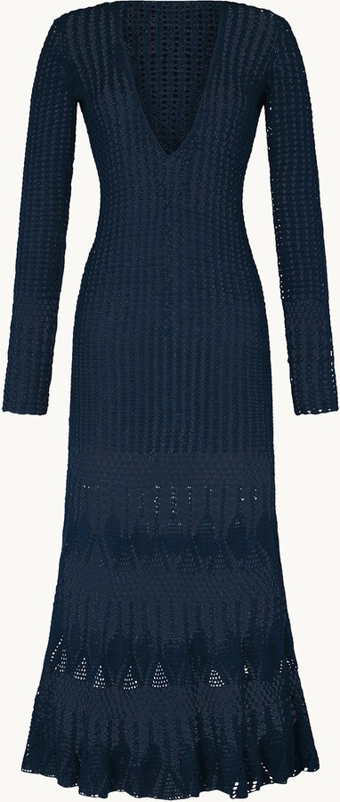 ESCVDO Reflejo Maxidress Cobalt Blue M