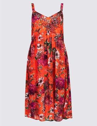 Marks and Spencer Floral Print Swing Midi Dress
