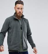 Thumbnail for your product : The North Face 100 Glacier Sweatshirt Full Zip In Light Grey Exclusive To Asos
