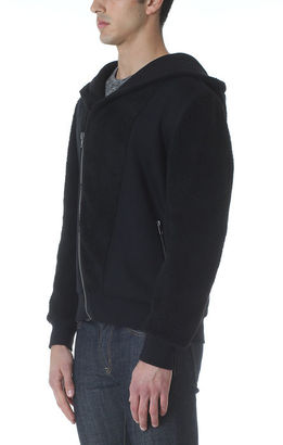 Standard Issue Shearling Hooded Jacket