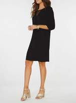 Thumbnail for your product : Vila **Vila Black 3/4 Sleeve Lace Shift Dress