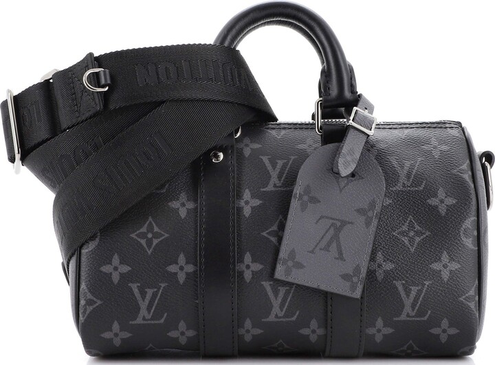 Louis Vuitton Keepall Bandouliere Bag Reverse Monogram Eclipse Canvas 25 -  ShopStyle